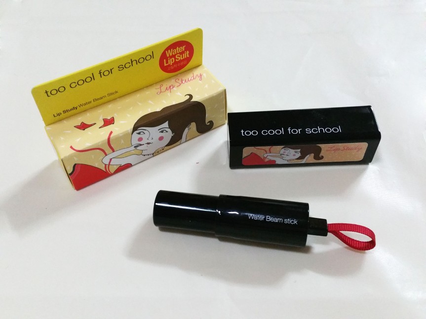 Review – Too Cool For School Artify Lip Study Water Beam Stick in no.01 Tint Red