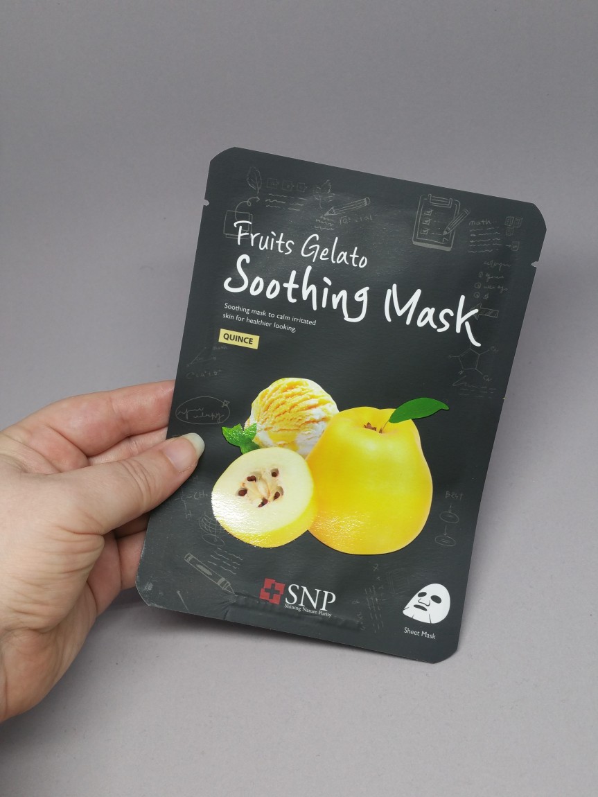 Masking – SNP Fruits Gelato Soothing Mask Quince