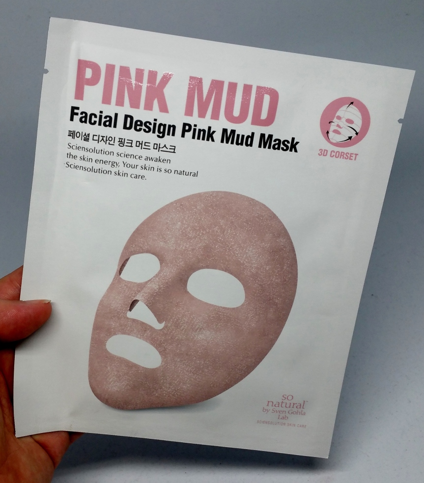 Masking – So Natural Facial Design Pink Mud Mask